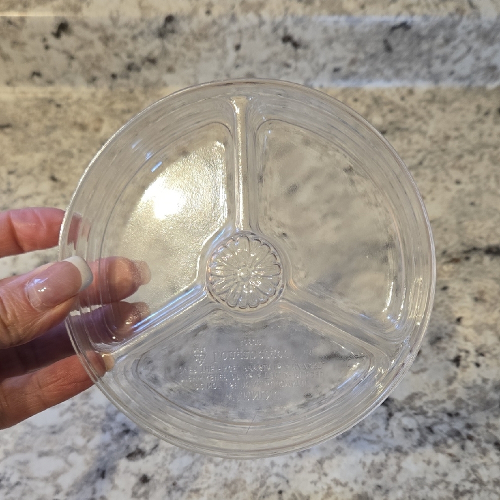 Longaberger Small Round Divide It Up Plastic Liner